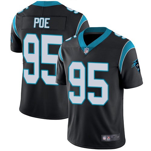 Carolina Panthers Limited Black Men Dontari Poe Home Jersey NFL Football #95 Vapor Untouchable->carolina panthers->NFL Jersey